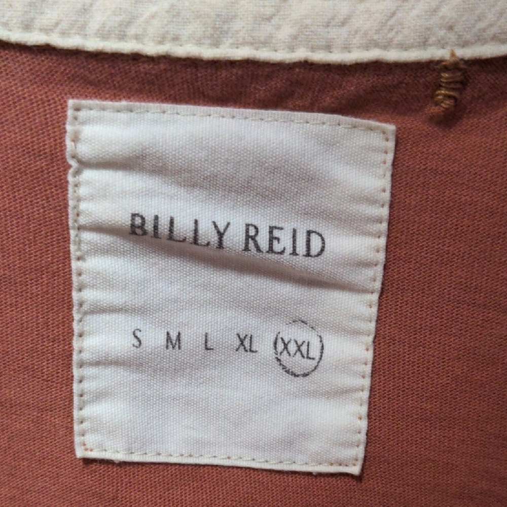 Billy Reid Rust Polo Shirt - Picture 2 of 5